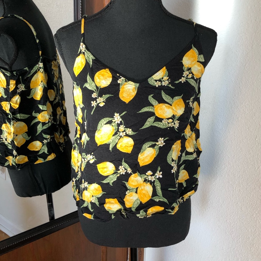 2 for 10 Lemon Crop Top